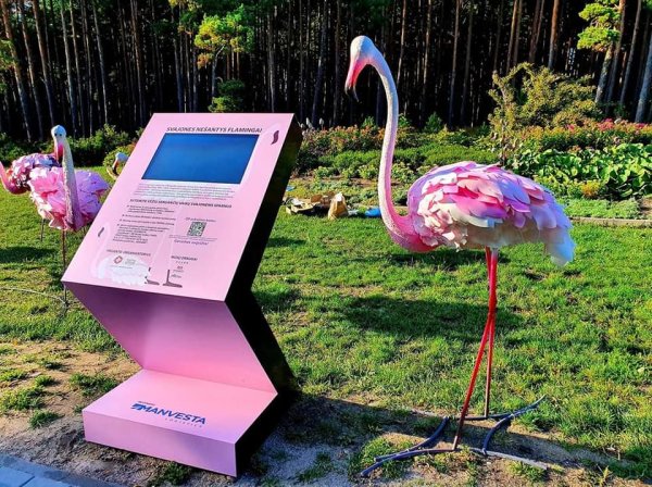 Palangoje svečius pasitiks vaikų svajones nešantys flamingai
