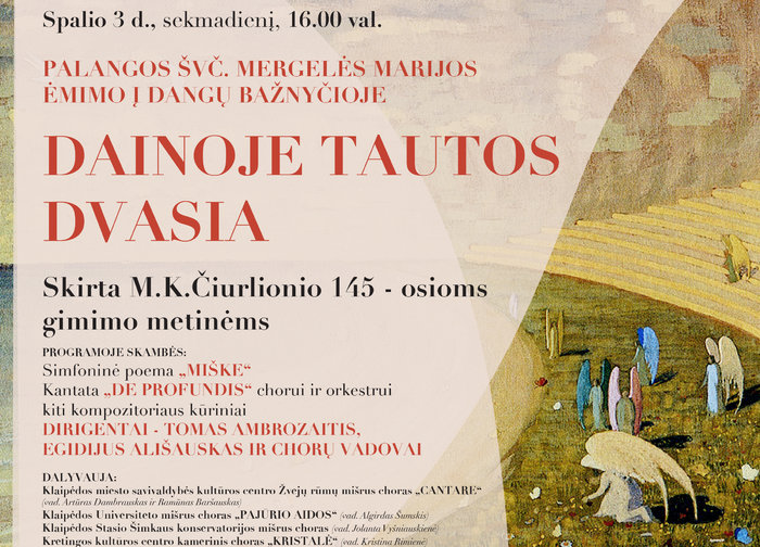 Chorinės muzikos šventė „Cantate Palangai“