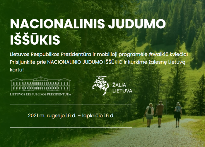 Kviečiame dalyvauti nacionaliniame judumo iššūkyje