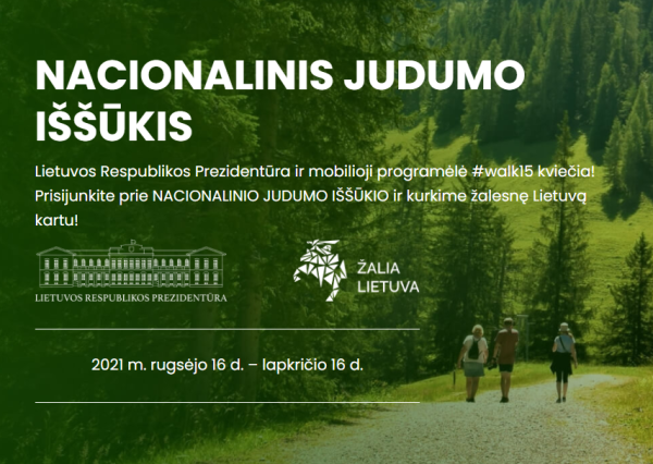 Kviečiame dalyvauti nacionaliniame judumo iššūkyje