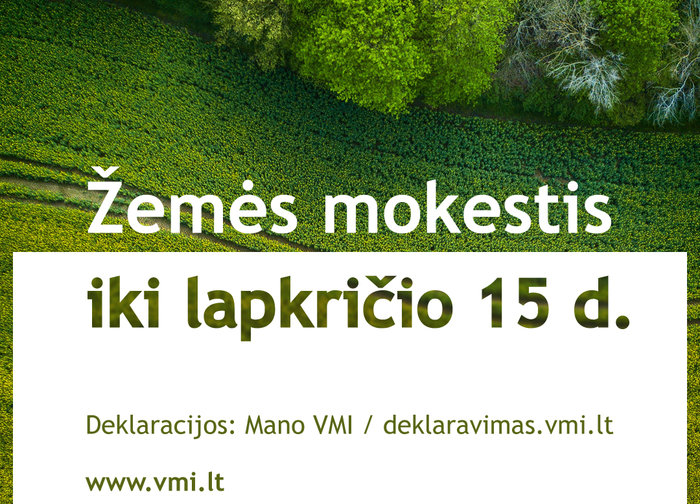 Palangos miesto gyventojai jau gali sužinoti, kiek žemės mokesčio mokėti šiemet