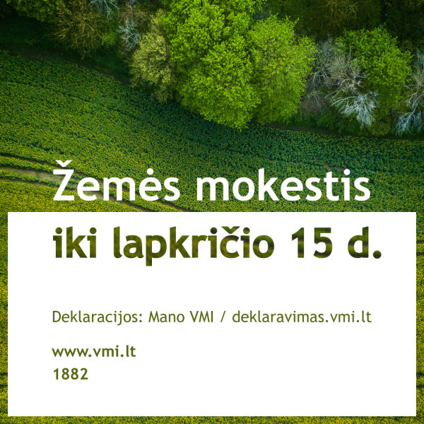 Palangos miesto gyventojai jau gali sužinoti, kiek žemės mokesčio mokėti šiemet