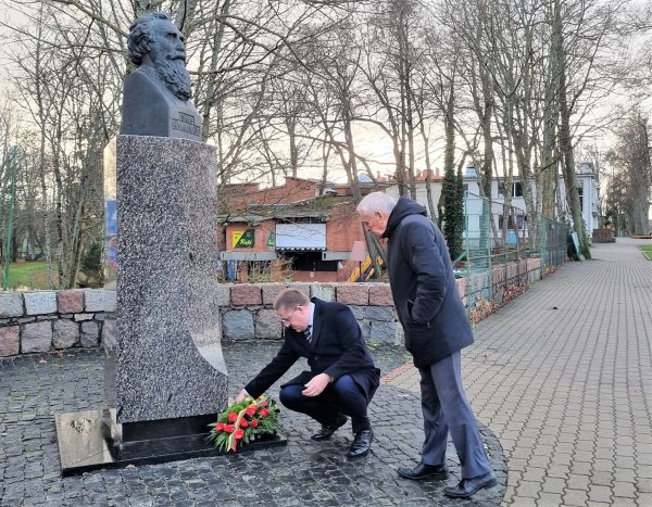 Paminėtos tautos patriarcho Jono Basanavičiaus 170-osios gimimo metinės
