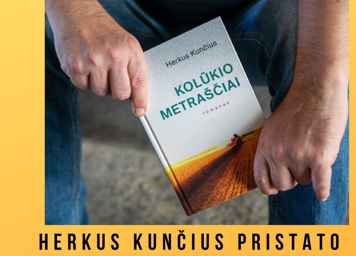 Herkaus Kunčiaus romano „Kolūkio metraščiai“ pristatymas bibliotekoje