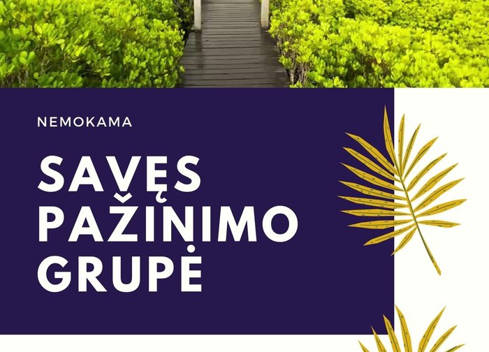 Kviečiame į nemokamą savęs pažinimo grupę Palangoje