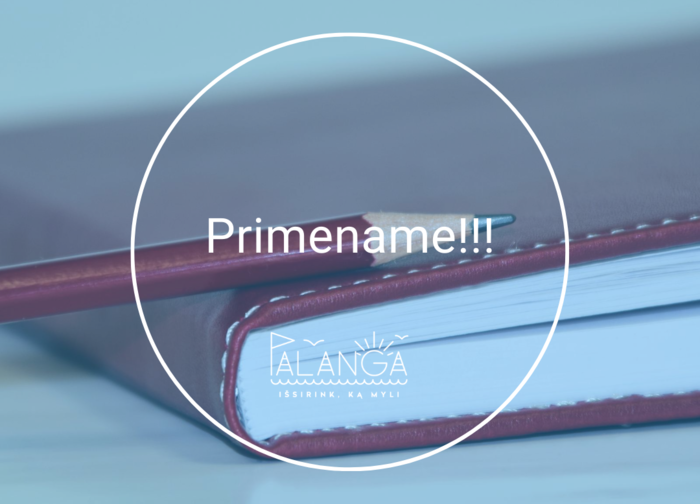 Informuojame apie  statinių projektavimo Sporto g. 3, Palangos m., projektinių pasiūlymų viešą...