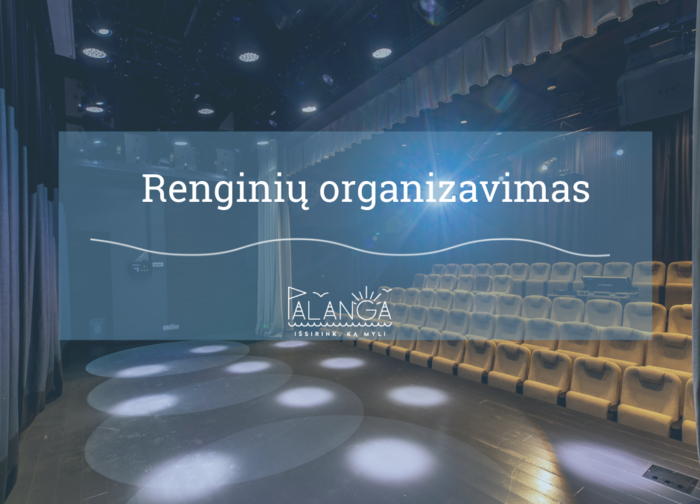 Atsisakoma renginių dalyvių registracijos