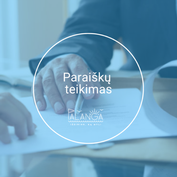  Priimamos paraiškos pagal priemonę „Mažiau taršių judumo priemonių įsigijimo skatinimas...