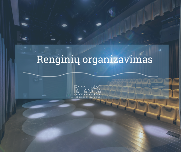 Atsisakoma renginių dalyvių registracijos