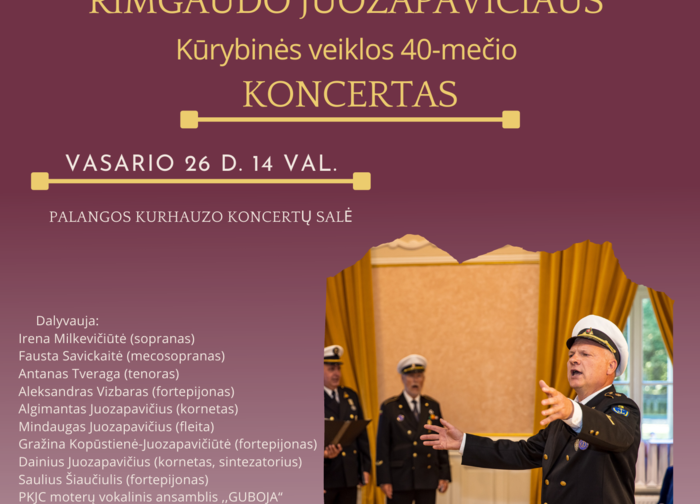Rimgaudo Juozapavičiaus kūrybinės veiklos 40-mečio koncertas