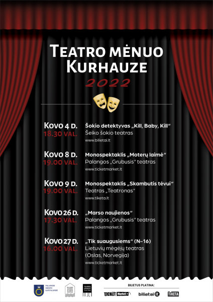 Palangos kultūros ir jaunimo centras kovą skelbia teatro mėnesiu