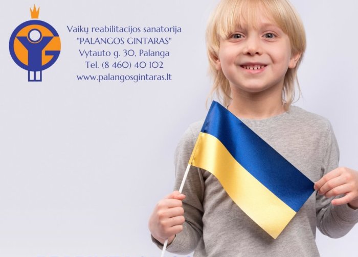 Palangos vaikų reabilitacijos sanatorijoje "Palangos gintaras" laukiami vaikai iš Ukrainos