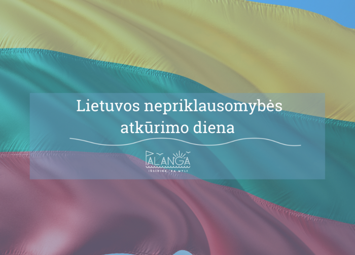 Palangos mero Šarūno Vaitkaus sveikinimas Lietuvos Nepriklausomybės atkūrimo dienos proga