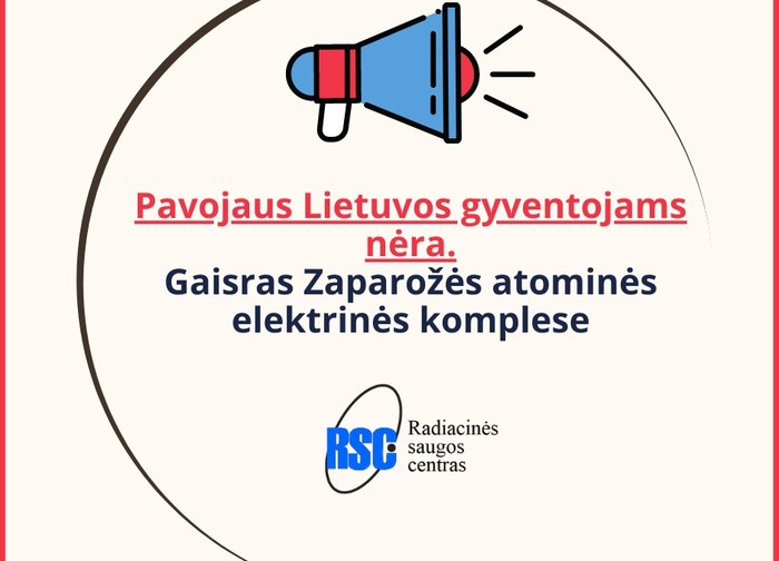 Radiacinės saugos centras informuoja - radiacinis fonas Lietuvoje nepakitęs