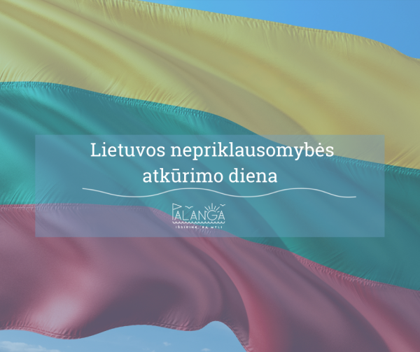 Palangos mero Šarūno Vaitkaus sveikinimas Lietuvos Nepriklausomybės atkūrimo dienos proga