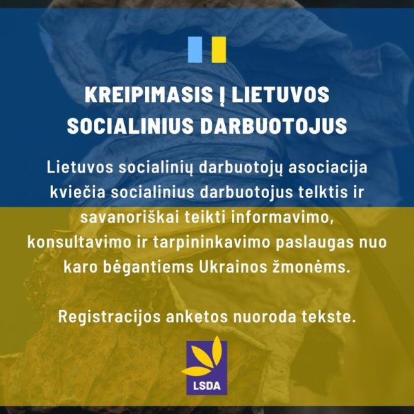 Socialiniai darbuotojai vienijasi pagalbai nuo karo bėgantiems ukrainiečiams 