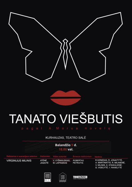 Balandžio 9 d. - Palangos „Grubiojo“ teatro spektaklis „Tanato viešbutis“