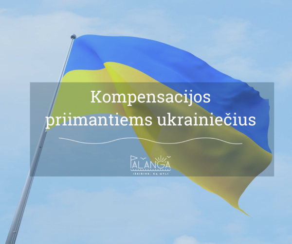 Kompensacijos apgyvendinusiems ukrainiečius