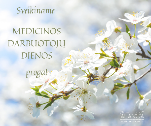 Palangos mero Šarūno Vaitkaus sveikinimas Lietuvos medicinos darbuotojų dienos proga