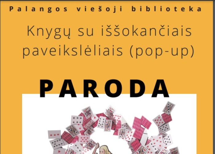 Birutės Naujokaitienės knygų su iššokančiais paveikslėliais paroda