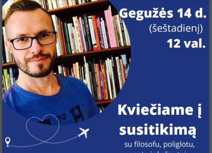 Esperanto – lietuvių kalbų žodyno pristatymas ir susitikimas su  keliautoju Gediminu Degėsiu