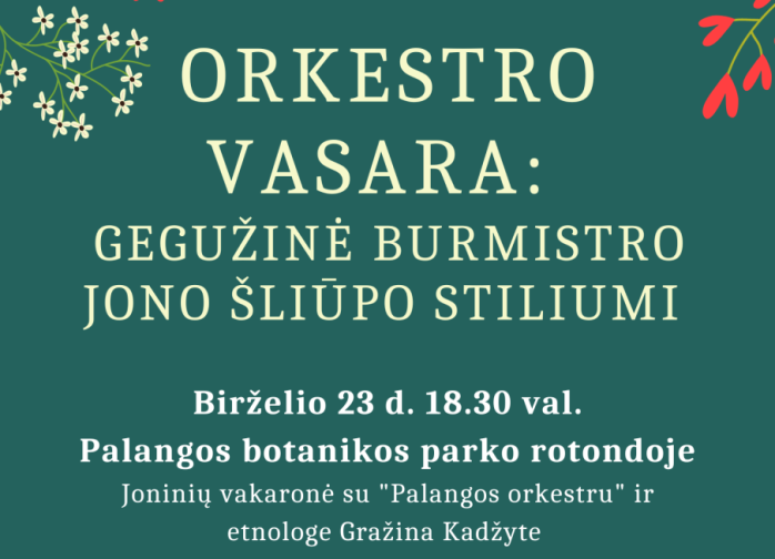 Palangos Birutės parke – Joninės tarpukario stiliumi
