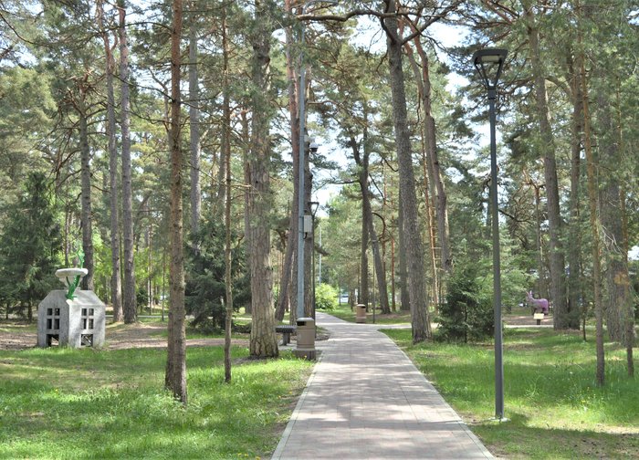 Pasakų parkas vakarais tapo dar šviesesnis ir jaukesnis