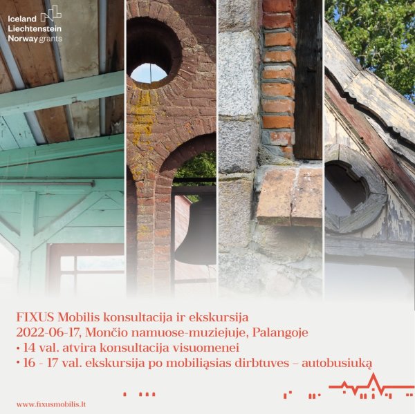 Konsultacija istorinių statinių valdytojams Palangoje 