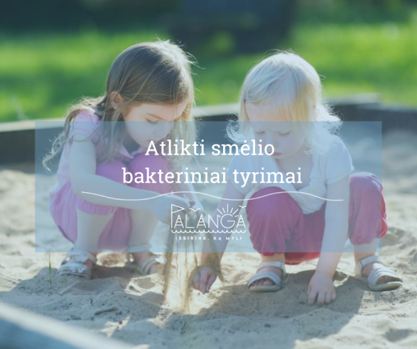 Palangos  miesto vaikų žaidimų aikštelėse atlikti smėlio parazitologiniai tyrimai