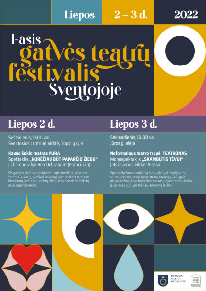 Į Šventąją kvies I-asis gatvės teatrų festivalis