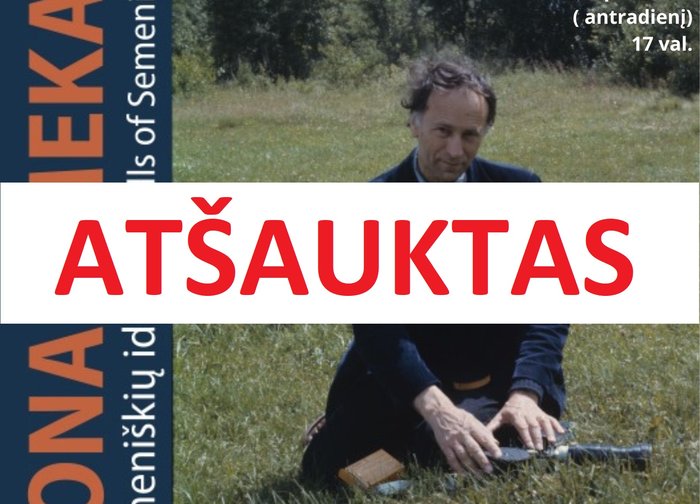 Atšaukiamas liepos 26 d. miesto viešojoje bibliotekoje turėjęs vykti parodos uždarymas ir filmo...