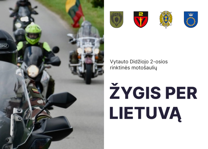 Valstybės diena kitaip: motociklų žygis per Lietuvą