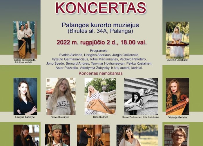 Nacionalinių instrumentų pedagogų ir kolektyvų vadovų kūrybinė laboratorija įsikurs Palangoje