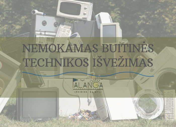 Utilizuojamą buitinę techniką nuo šiol nemokamai išveš iš bet kurios Lietuvos vietos