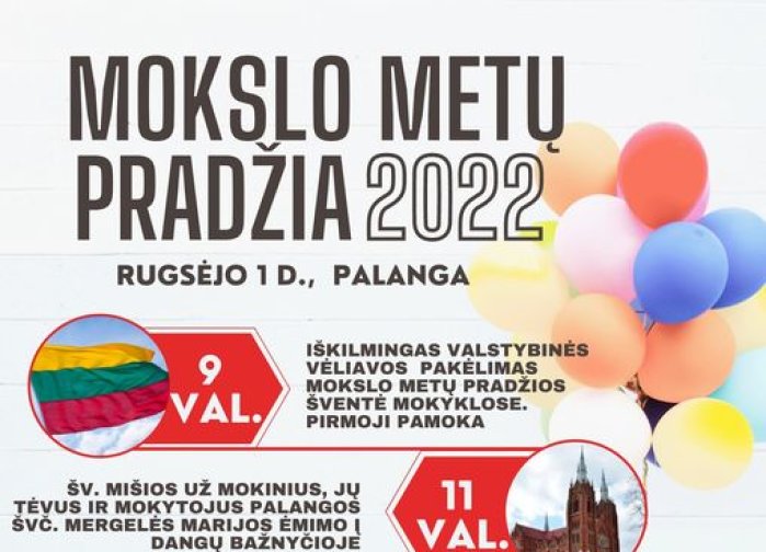 Kurorto moksleiviams, jų mokytojams ir tėveliams – dvi linksmos naujų mokslo metų pradžios šventės 