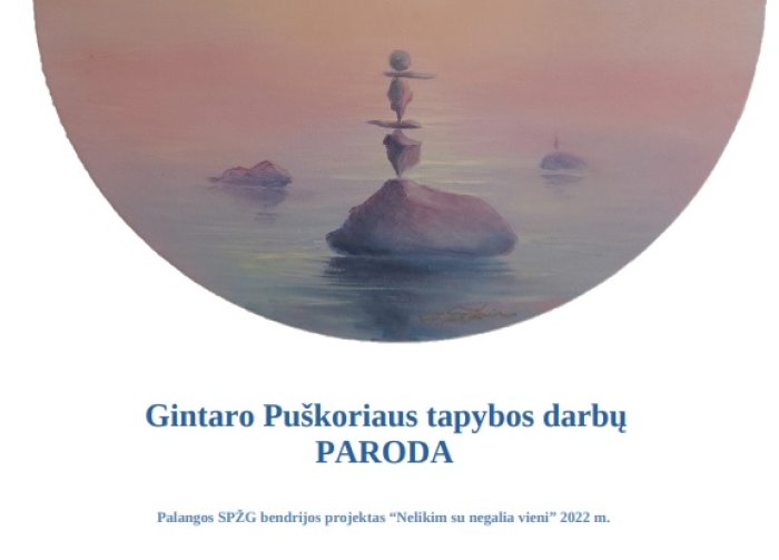 Palangos miesto viešoji biblioteka kviečia į Gintaro Puškoriaus tapybos darbų parodą