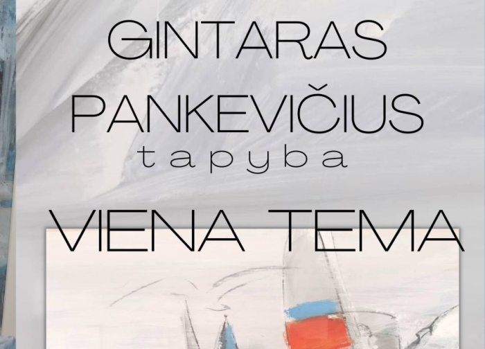Gintaro Pankevičiaus tapybos paroda „Viena tema“ Palangos miesto viešojoje bibliotekoje
