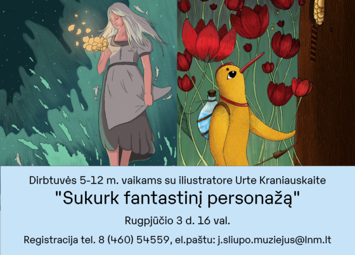 Iliustratorė kvies vaikus kurti fantastinį personažą