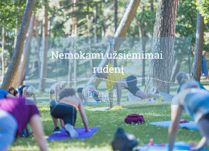 Palangos visuomenės ir sveikatos biuras kviečia į nemokamus užsiėmimus 