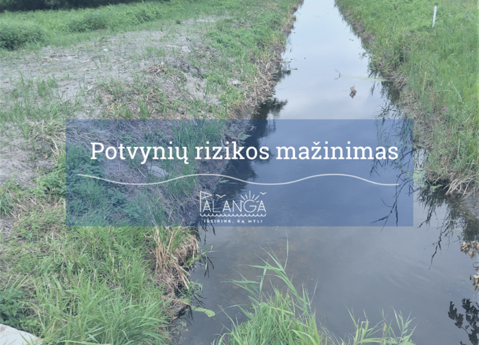 Užkanavėje įgyvendinamos potvynių rizikos mažinimo priemonės