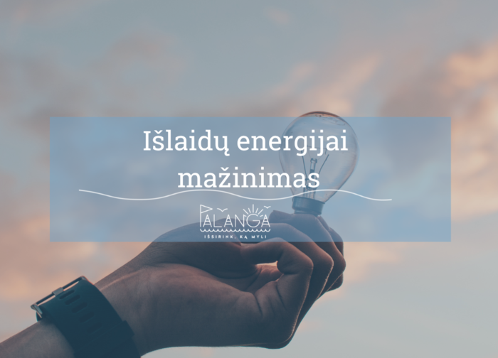 Informacija apie išlaidų energijai mažinimo galimybes