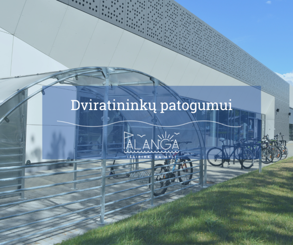 Palangiškių patogumui mieste įrengtos septynios dviračių saugyklos