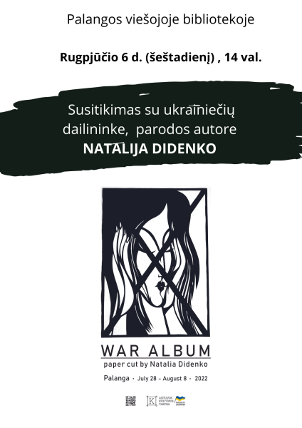 Susitikimas su menininke iš Ukrainos Natalija Didenko