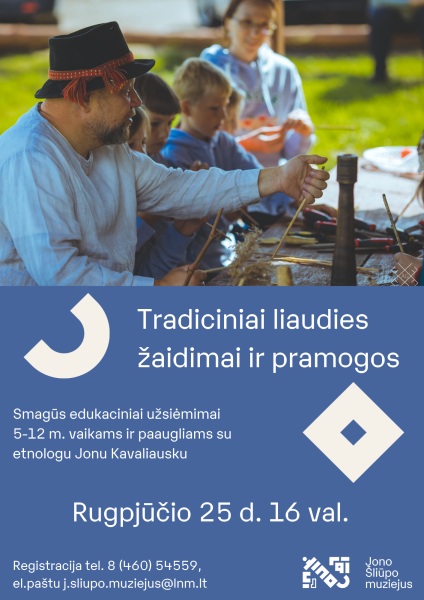 Jono Šliūpo muziejus vasarą užbaigs kviesdamas žaisti etninius žaidimus  
