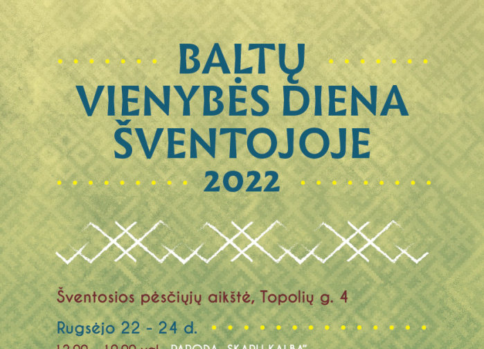 Šventoji kviečia minėti Baltų vienybės dieną