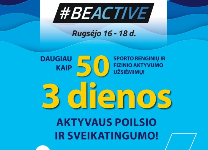 Palangoje savaitgalį veiklų nestigs – „Sporto festivalis #BeActive“ Lietuvoje skelbia Europos...