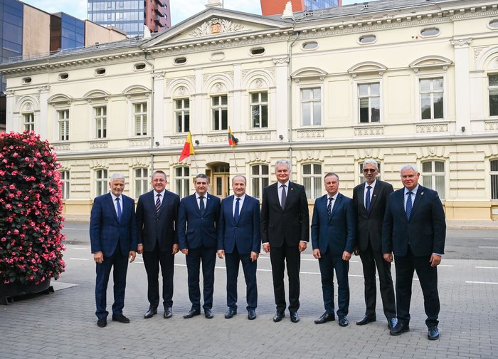 Klaipėdos regione lankėsi Prezidentas Gitanas Nausėda