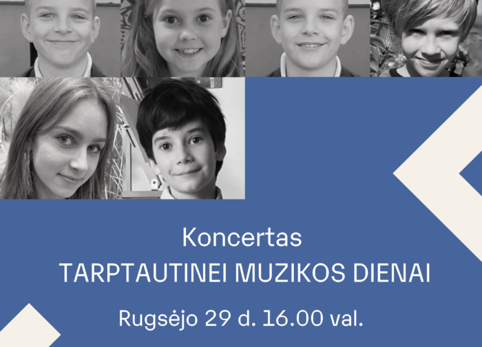 Tarptautinei muzikos dienai paminėti - nemokamas jaunųjų talentų koncertas Palangos kurhauzo salėje