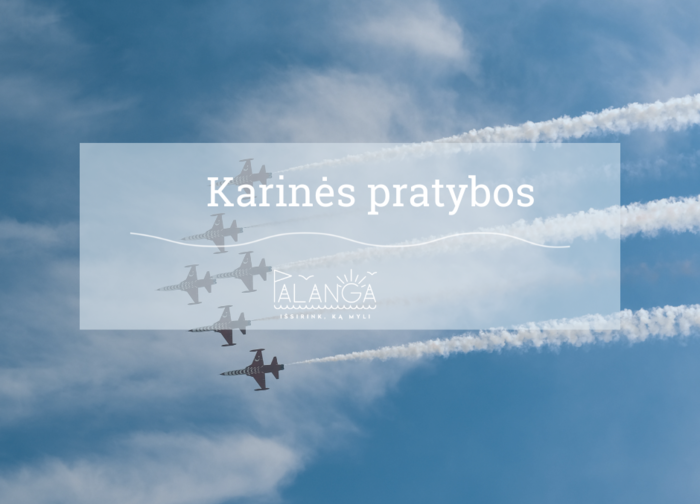 Rugsėjo 6 d. virš jūros – karinių orlaivių pratybos