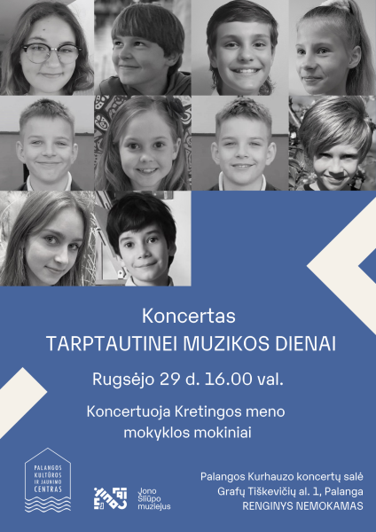 Tarptautinei muzikos dienai paminėti - nemokamas jaunųjų talentų koncertas Palangos kurhauzo salėje